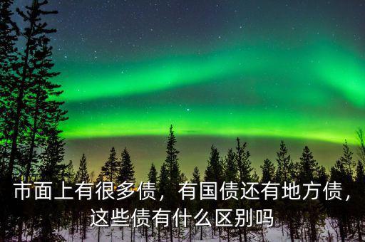 市面上有很多債，有國(guó)債還有地方債，這些債有什么區(qū)別嗎