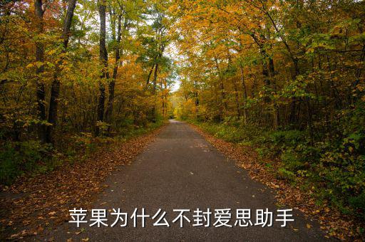 蘋(píng)果為什么不封愛(ài)思助手