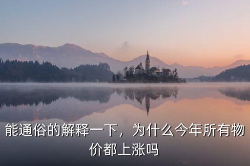 能通俗的解釋一下，為什么今年所有物價都上漲嗎