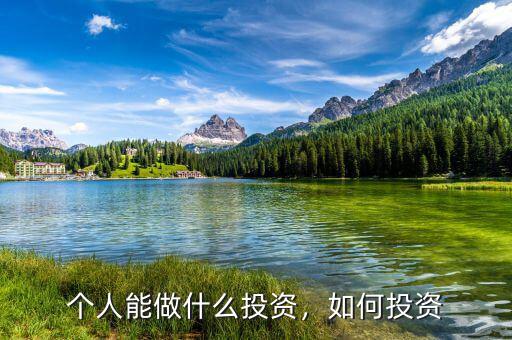 個(gè)人能做什么投資，如何投資