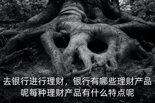 去銀行進(jìn)行理財(cái)，銀行有哪些理財(cái)產(chǎn)品呢每種理財(cái)產(chǎn)品有什么特點(diǎn)呢