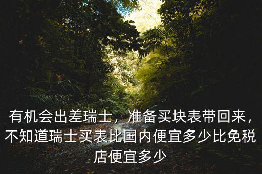 有機(jī)會(huì)出差瑞士，準(zhǔn)備買塊表帶回來，不知道瑞士買表比國內(nèi)便宜多少比免稅店便宜多少