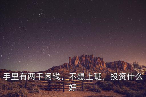手里有兩千閑錢，不想上班，投資什么好