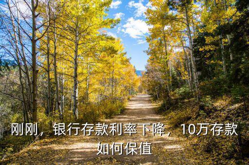 剛剛，銀行存款利率下降，10萬(wàn)存款如何保值