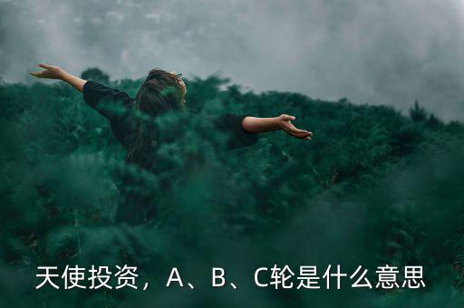 天使投資，A、B、C輪是什么意思