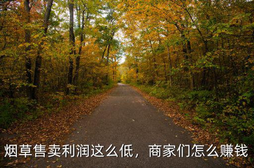 煙草售賣(mài)利潤(rùn)這么低，商家們?cè)趺促嶅X(qián)