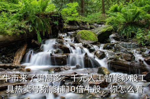 牛市來(lái)了騙局多：千元人工智能炒股工具熱賣號(hào)稱能捕10倍牛股，你怎么看
