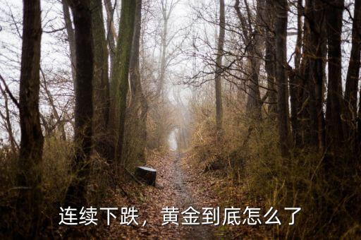連續(xù)下跌，黃金到底怎么了