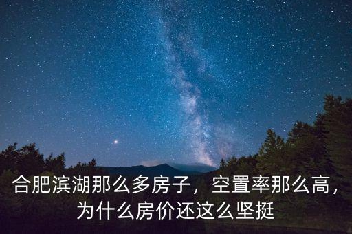 合肥濱湖那么多房子，空置率那么高，為什么房?jī)r(jià)還這么堅(jiān)挺