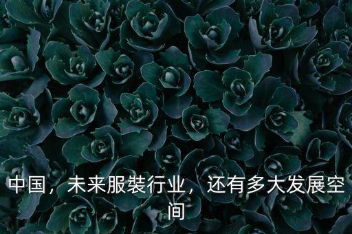 中國(guó)，未來(lái)服裝行業(yè)，還有多大發(fā)展空間