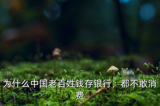 為什么中國老百姓錢存銀行，都不敢消費(fèi)