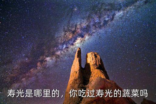 壽光是哪里的，你吃過壽光的蔬菜嗎
