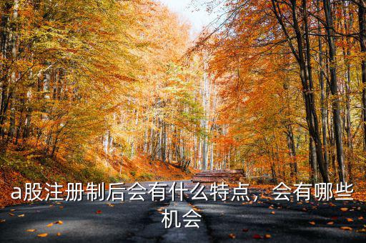 a股注冊(cè)制后會(huì)有什么特點(diǎn)，會(huì)有哪些機(jī)會(huì)
