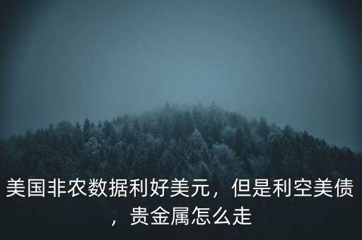 美國非農(nóng)數(shù)據(jù)利好美元，但是利空美債，貴金屬怎么走