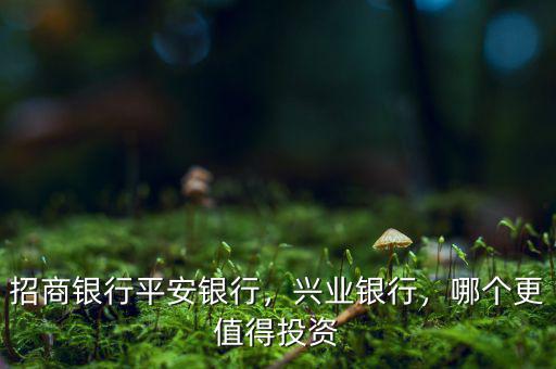 為什么看好興業(yè)銀行,招商銀行。平安銀行
