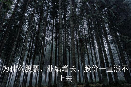 為什么股票，業(yè)績增長，股價(jià)一直漲不上去