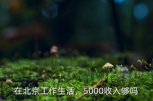 在北京工作生活，5000收入夠嗎