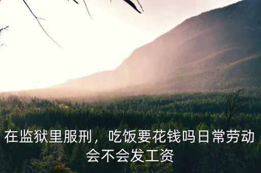 在監(jiān)獄里服刑，吃飯要花錢嗎日常勞動會不會發(fā)工資