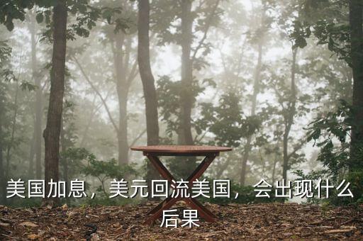 美國加息，美元回流美國，會出現(xiàn)什么后果