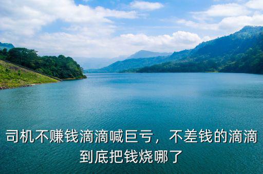 司機(jī)不賺錢滴滴喊巨虧，不差錢的滴滴到底把錢燒哪了