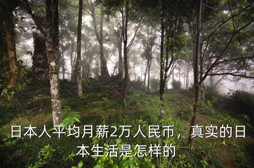 日本人平均月薪2萬人民幣，真實(shí)的日本生活是怎樣的