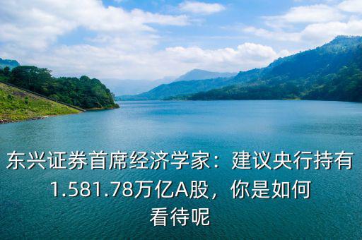 東興證券首席經(jīng)濟(jì)學(xué)家：建議央行持有1.581.78萬(wàn)億A股，你是如何看待呢