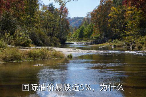 國際油價暴跌近5%，為什么