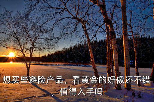想買些避險(xiǎn)產(chǎn)品，看黃金的好像還不錯(cuò)，值得入手嗎
