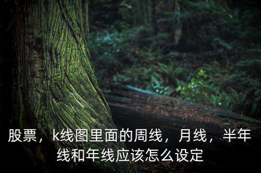 股票，k線圖里面的周線，月線，半年線和年線應(yīng)該怎么設(shè)定