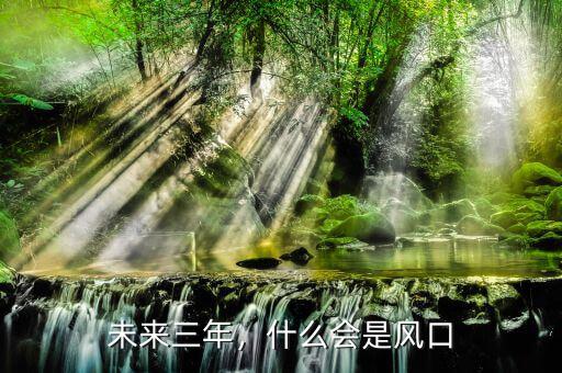 未來(lái)三年，什么會(huì)是風(fēng)口