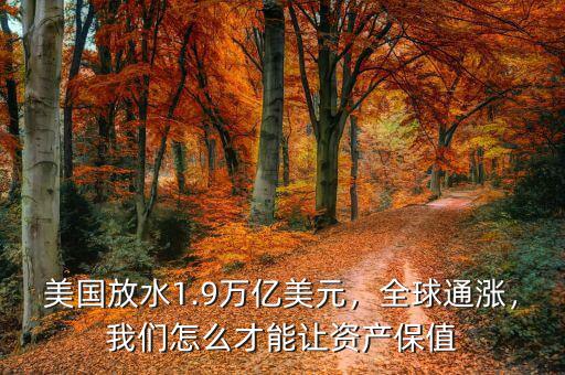 美國放水1.9萬億美元，全球通漲，我們怎么才能讓資產(chǎn)保值