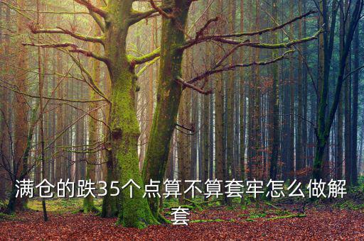 滿(mǎn)倉(cāng)套牢怎么辦,滿(mǎn)倉(cāng)的跌35個(gè)點(diǎn)算不算套牢