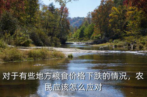 對于有些地方糧食價(jià)格下跌的情況，農(nóng)民應(yīng)該怎么應(yīng)對