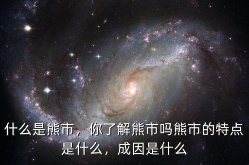 什么是熊市，你了解熊市嗎熊市的特點是什么，成因是什么