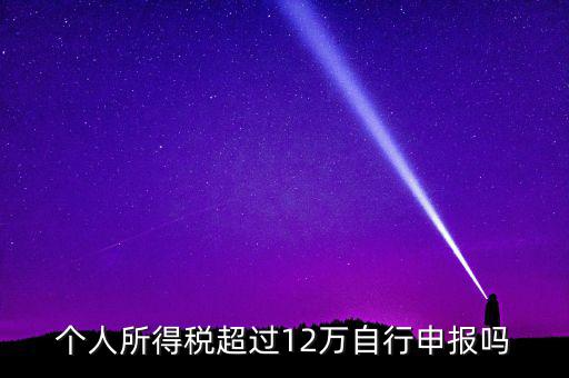 十二萬什么時候申報，年所得地12萬元以上的個人應(yīng)在什么時候自行申報