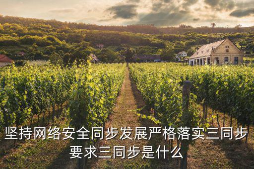 地稅局信息安全三同步是指什么，關(guān)鍵信息基礎(chǔ)設(shè)施三同步是指什么