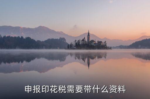 辦理印花稅退稅要帶什么資料，辦理退稅賬號(hào)銀行開戶印鑒卡需要提交什么資料急急急
