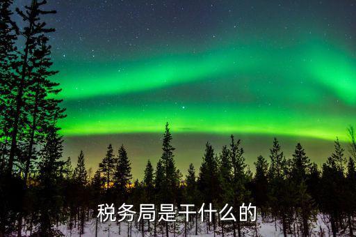 國家稅務(wù)局是做什么的，稅務(wù)局是在做什么的