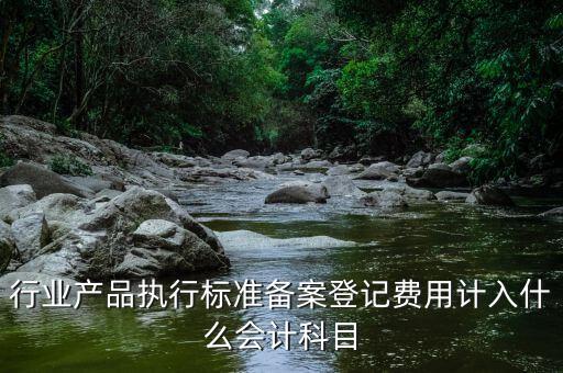備案費(fèi)入什么科目，行業(yè)產(chǎn)品執(zhí)行標(biāo)準(zhǔn)備案登記費(fèi)用計(jì)入什么會(huì)計(jì)科目