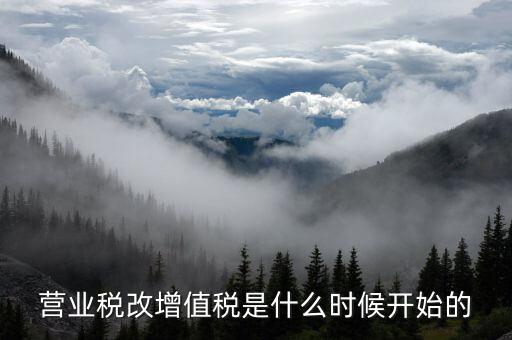 營改增是什么時候開始的，我國全面推開營改增是哪一年