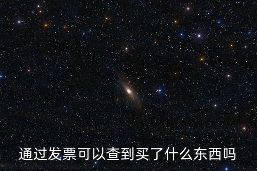 發(fā)票查詢什么內(nèi)容嗎，通過發(fā)票可以查到買了什么東西嗎