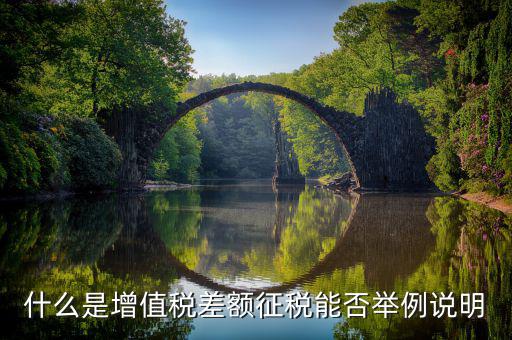 小規(guī)模增值稅差額征收什么意思，什么是增值稅差額征稅