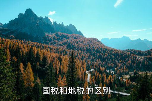 國(guó)稅和地稅什么區(qū)別，國(guó)稅和地稅有什么區(qū)別