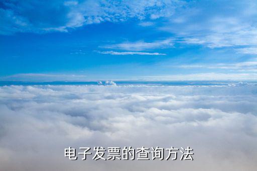 用什么查看電子發(fā)票，電子發(fā)票的查詢(xún)方法