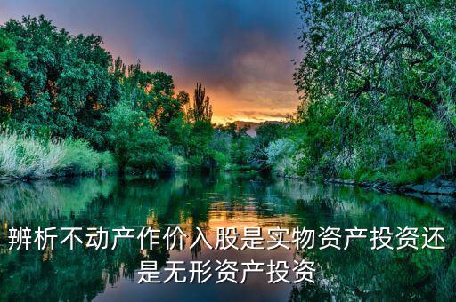 不動(dòng)產(chǎn)的作價(jià)指什么，資產(chǎn)評(píng)估報(bào)告中的作價(jià)是什么意思