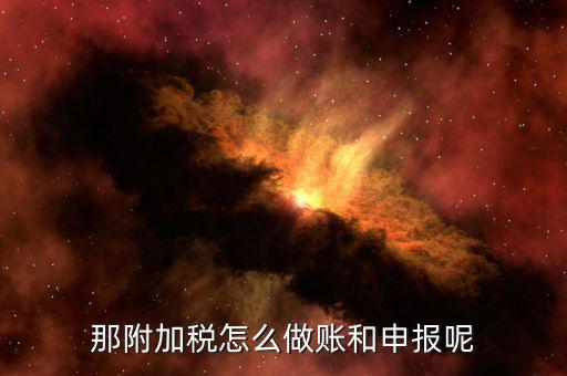 各項附加稅申報說明之后做什么，增值稅及附加稅費申報表填完后怎么申報