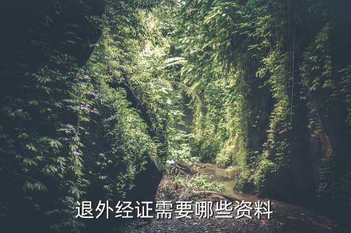 外經(jīng)證注銷需要帶什么資料，退外經(jīng)證需要哪些資料