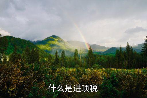 進(jìn)項稅是什么稅，什么是進(jìn)項稅
