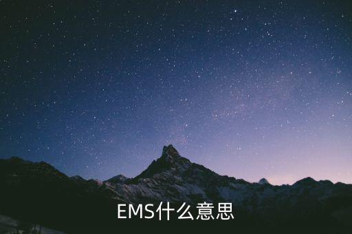 國稅寄ems一般是什么意思，請問郵寄EMS是什么意思