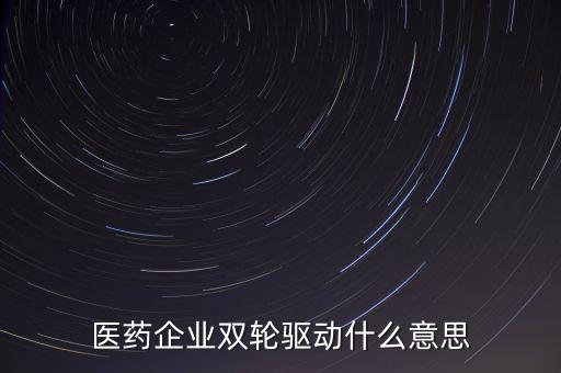 稅務(wù)績(jī)效管理雙輪驅(qū)動(dòng)是什么，醫(yī)藥企業(yè)雙輪驅(qū)動(dòng)什么意思